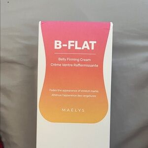 B-FLAT Belly Firming Cream - Pink and Orange